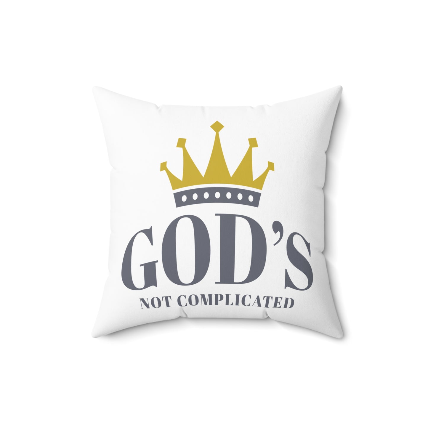 Spun Polyester Square Pillow