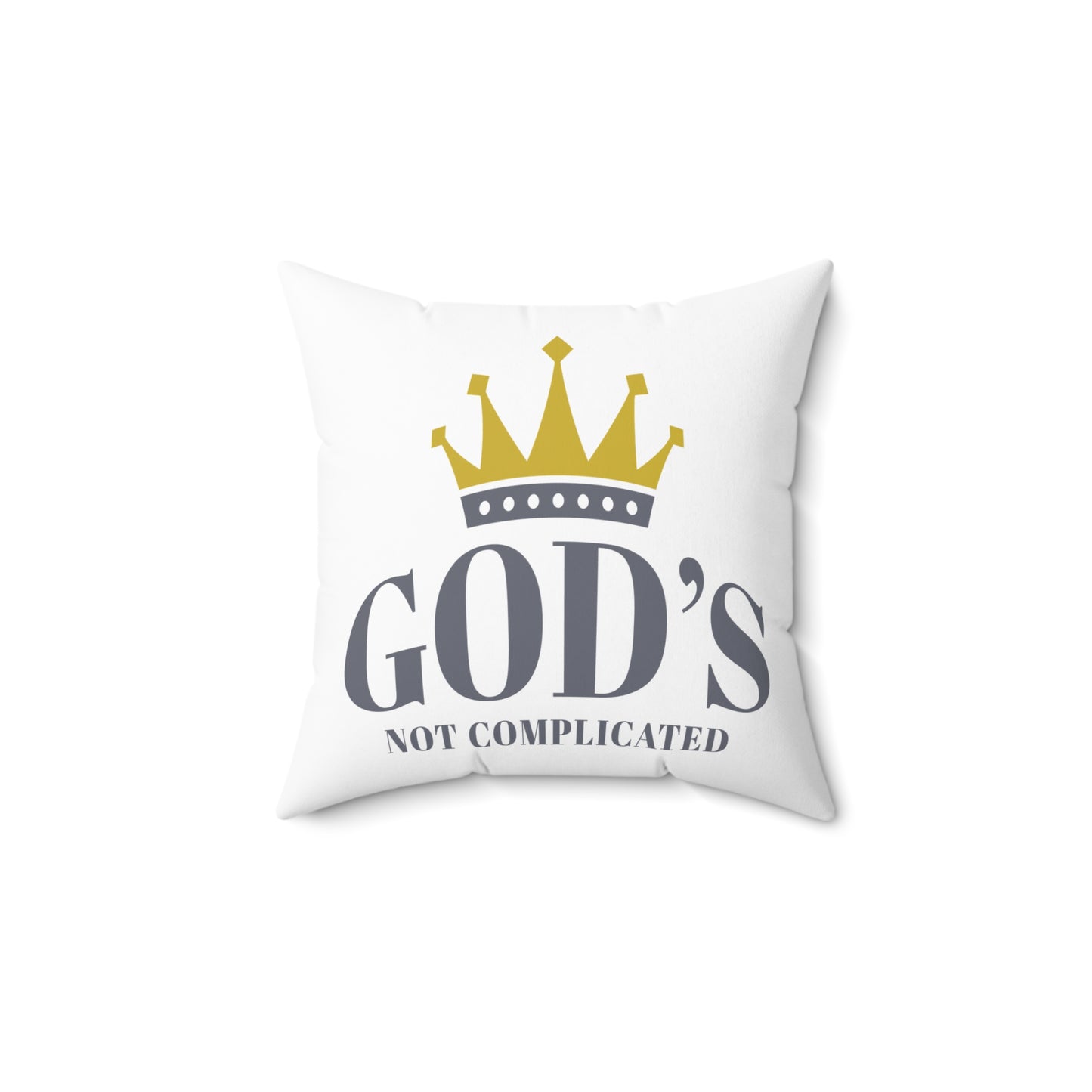 Spun Polyester Square Pillow
