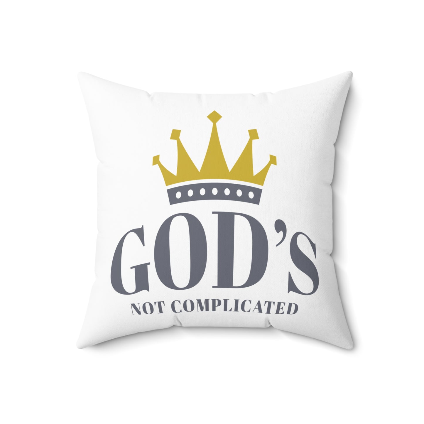 Spun Polyester Square Pillow