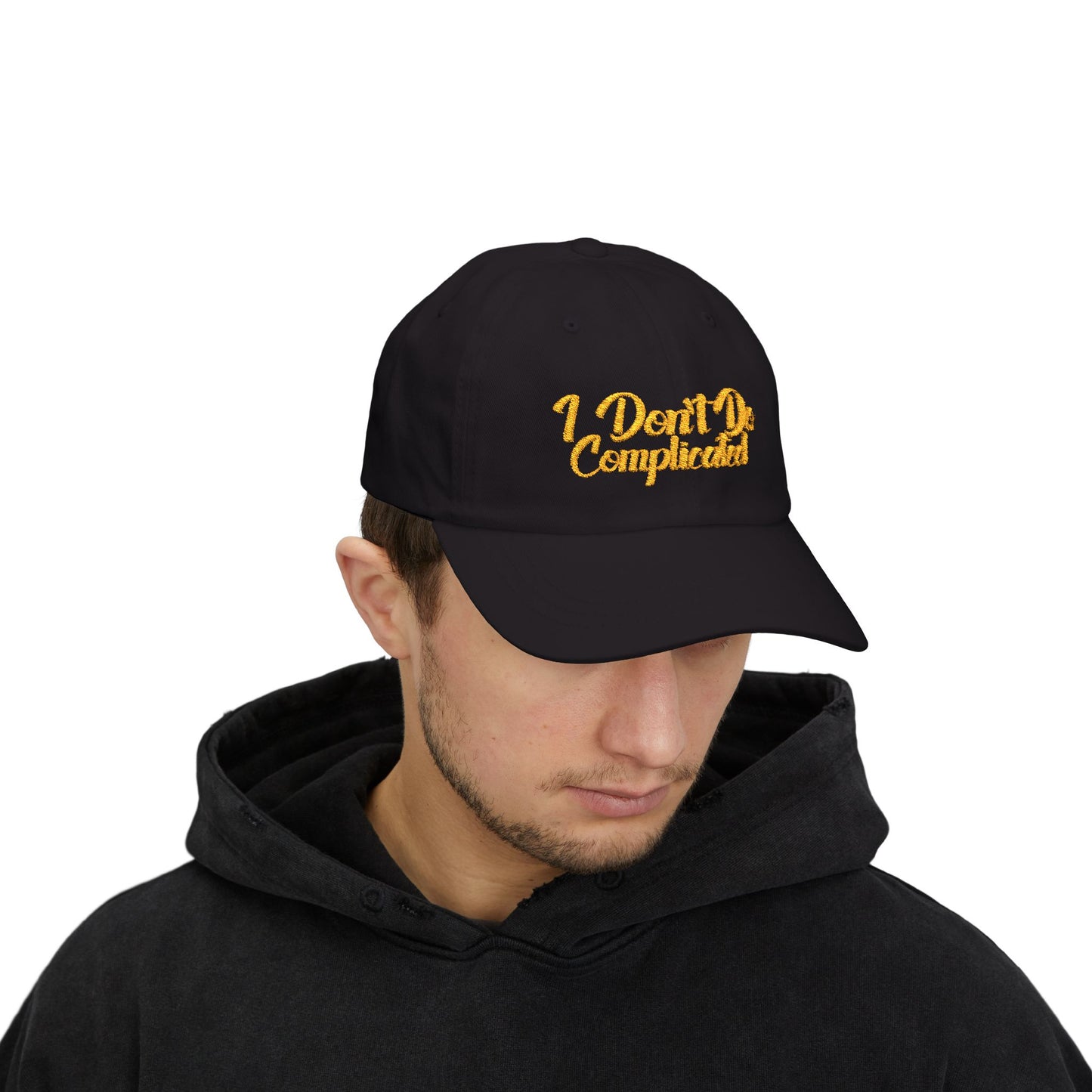 I Don't Do Complicated Classic Dad Cap - Casual Style for Stress-Free Days