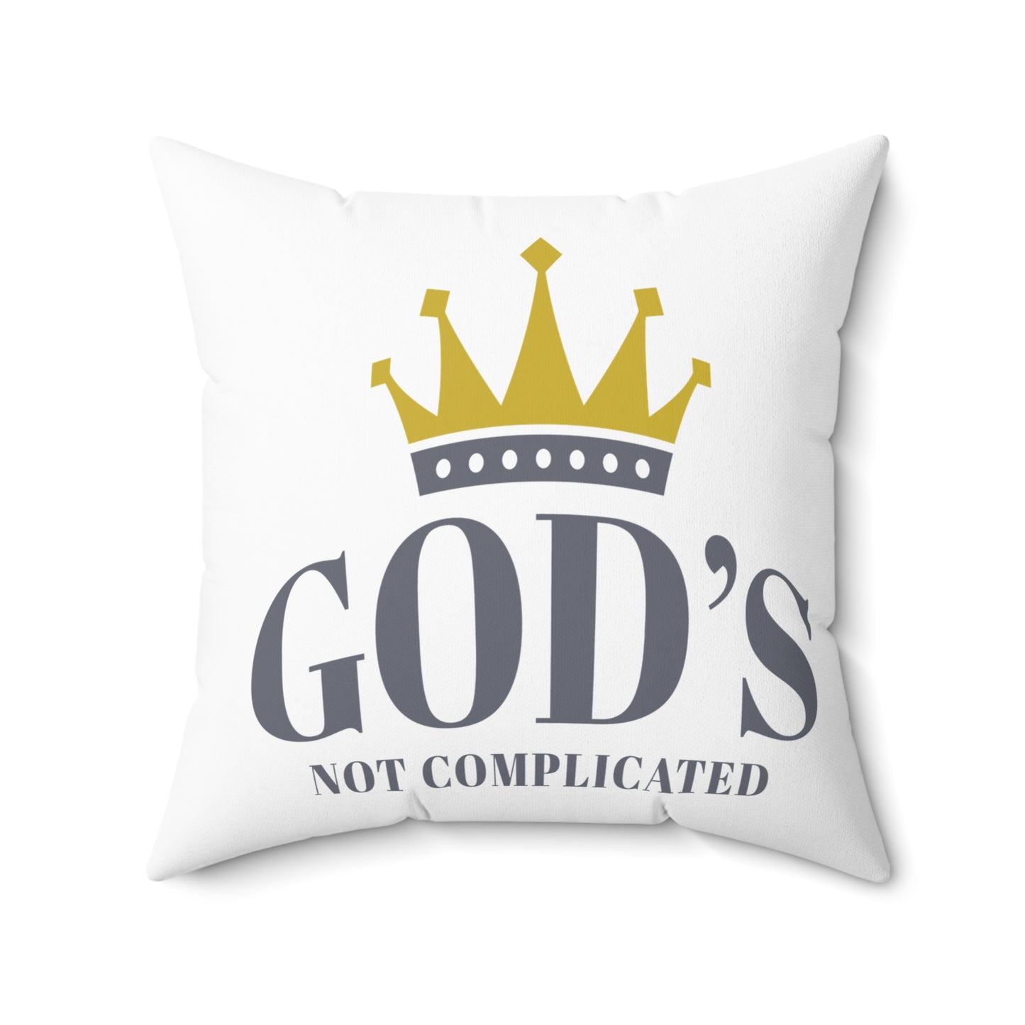 Spun Polyester Square Pillow