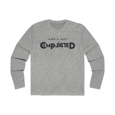 God's Not Complicated Men's Long Sleeve Crew Tee