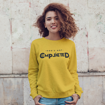 God's Not Complicated Unisex Heavy Blend™ Crewneck Sweatshirt